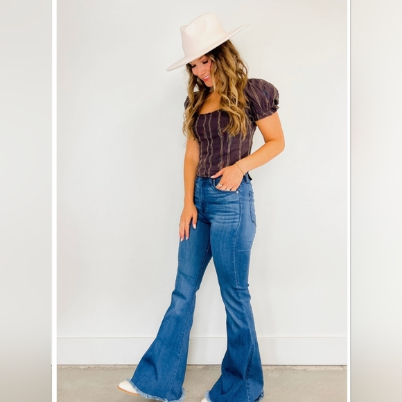 NWT $78 FP Seratonin Corset Top in Expresso Bean Size Small - Picture 2 of 14